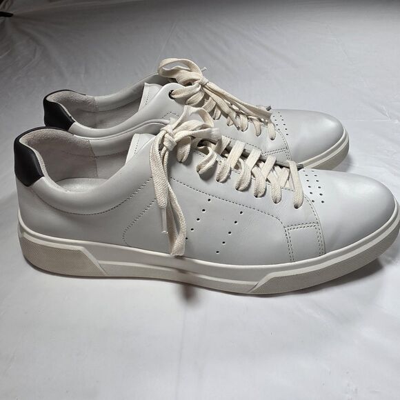 Vince Leather Shoes Mens Size 10 White Low Top Casual Comfort Sneakers main image 7